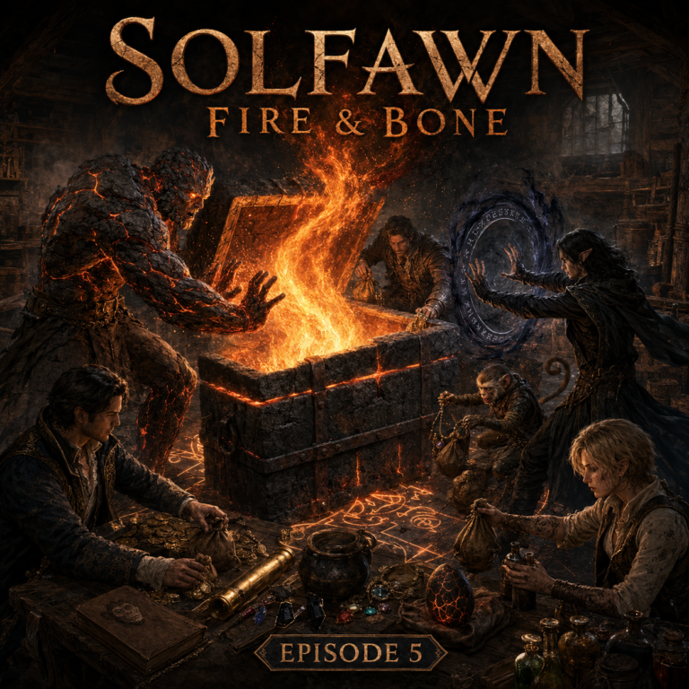 Solfawn: Fire & Bone — Chapter V illustration