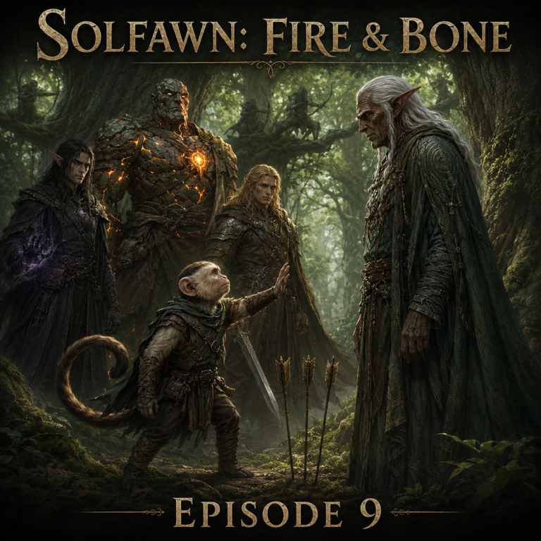Solfawn: Fire & Bone — Chapter IX illustration