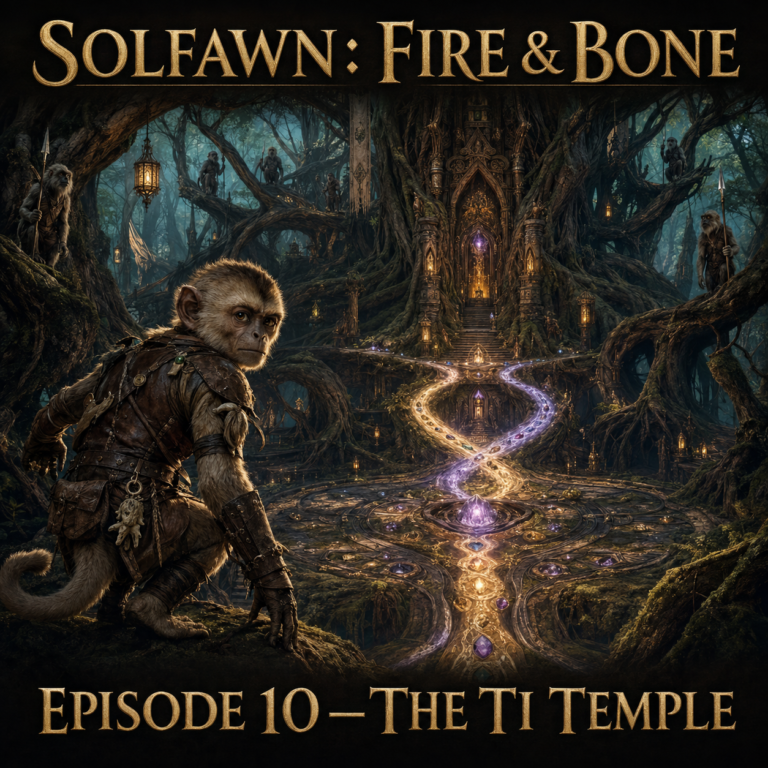 Solfawn: Fire & Bone — Chapter X illustration