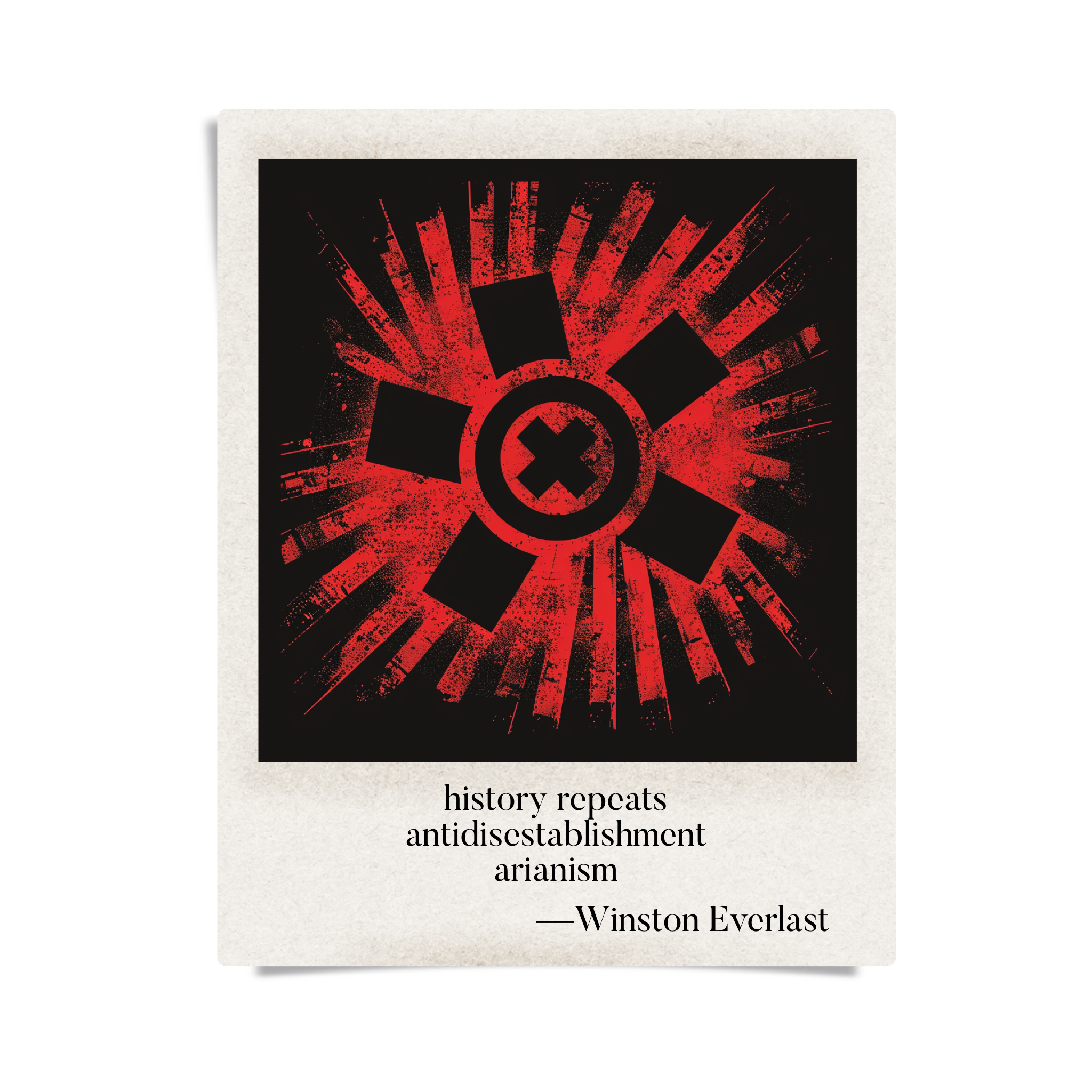 history repeats / antidisestablishment / arianism — haiga by Winston Everlast