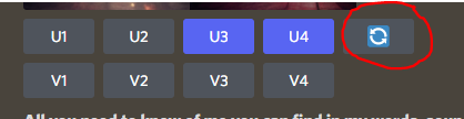The reroll button