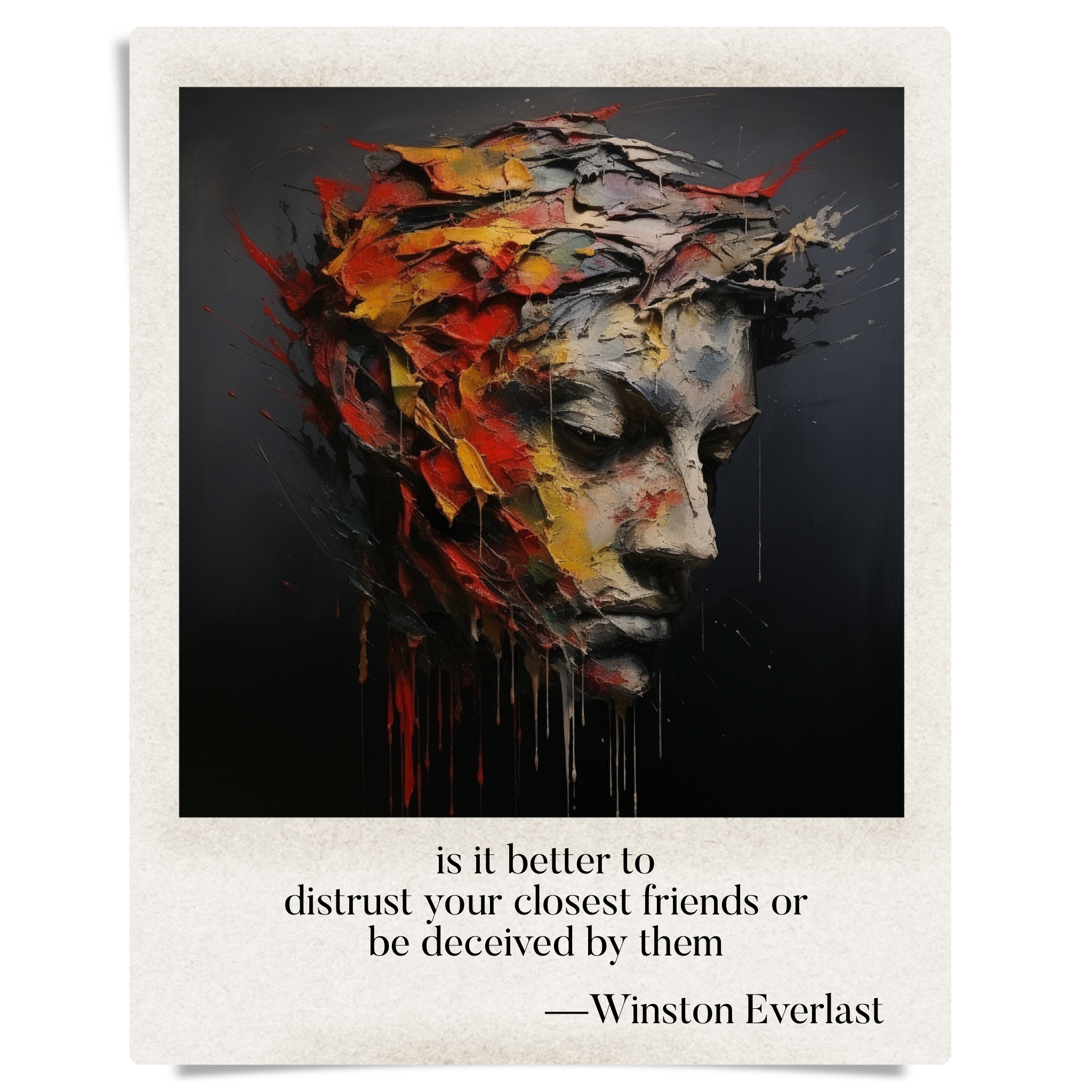 is it better to / walk barefoot or walk a mile / in another’s shoes — haiga by Winston Everlast