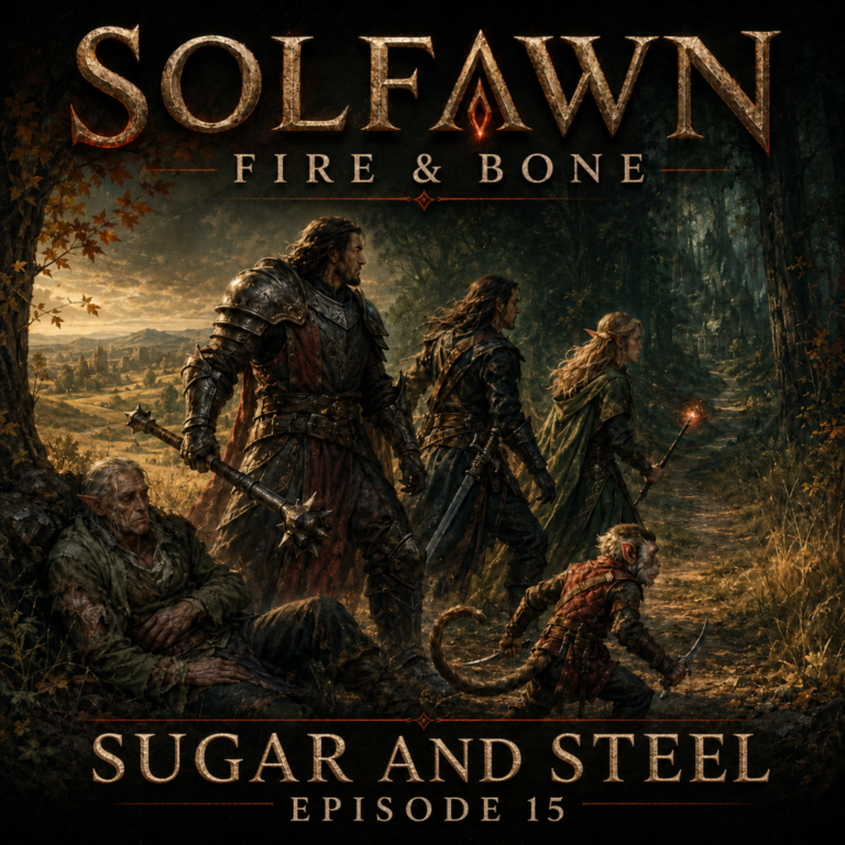 Solfawn: Fire & Bone — Chapter XV illustration, Sugar & Steel